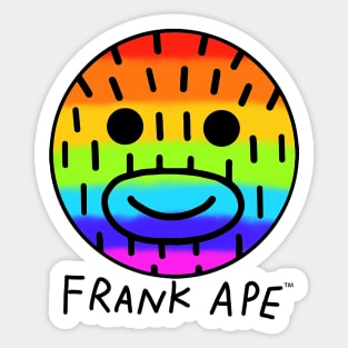 Happy Head Rainbow Sticker